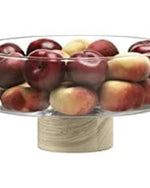 وعاء قاعدة Lsa Lotta شفاف وقاعدة من الرماد