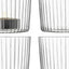 حامل شموع صغير من Lsa Gio Line شفاف × 4