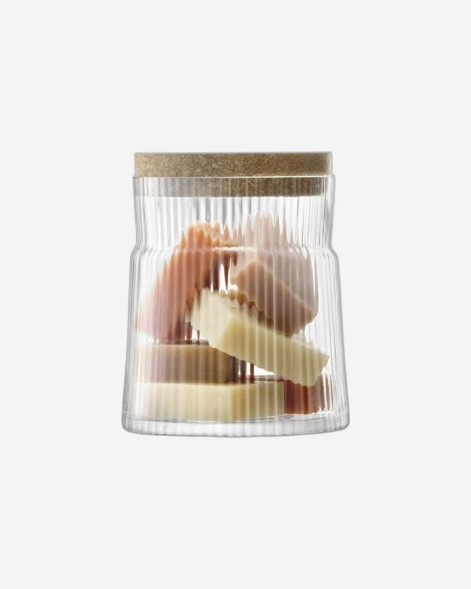 حاوية Lsa Gio Line وسدادة الفلين الشفافة