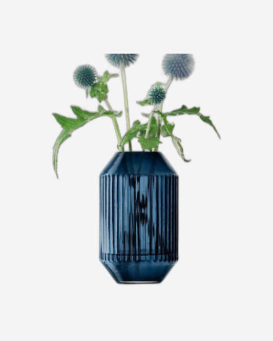 مزهرية دائرية بارتفاع 15 سم من الياقوت الأزرق