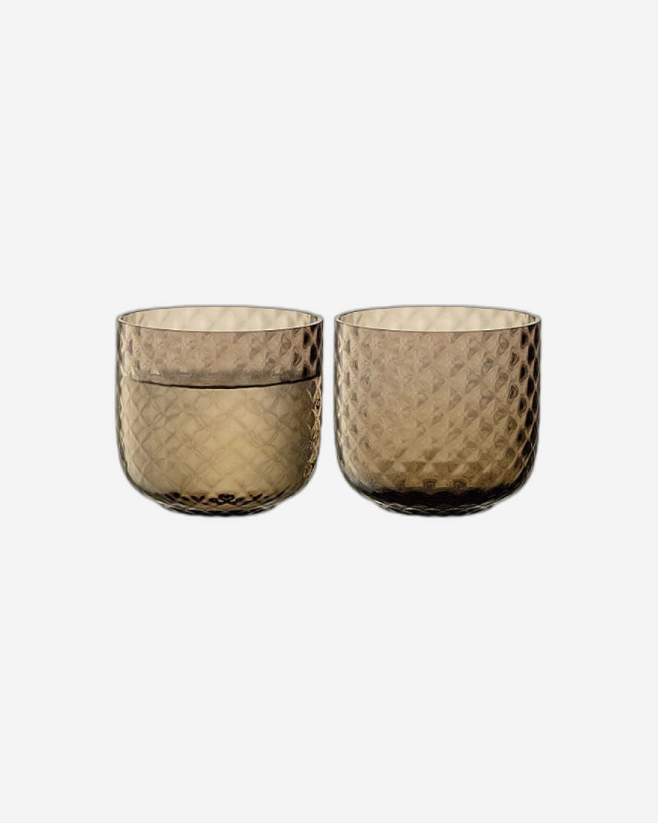 كوب Lsa Dapple Tumbler بني ترابي X2