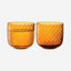كوب Lsa Dapple Tumbler Sun Amber X2