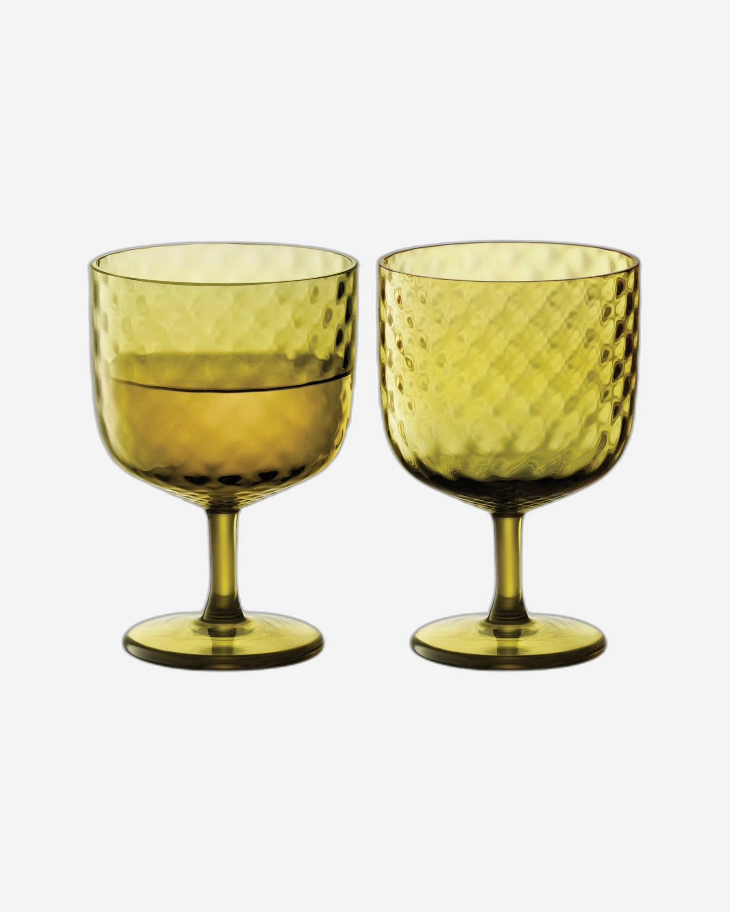 كأس نبيذ Lsa Dapple Woodland Green × 2