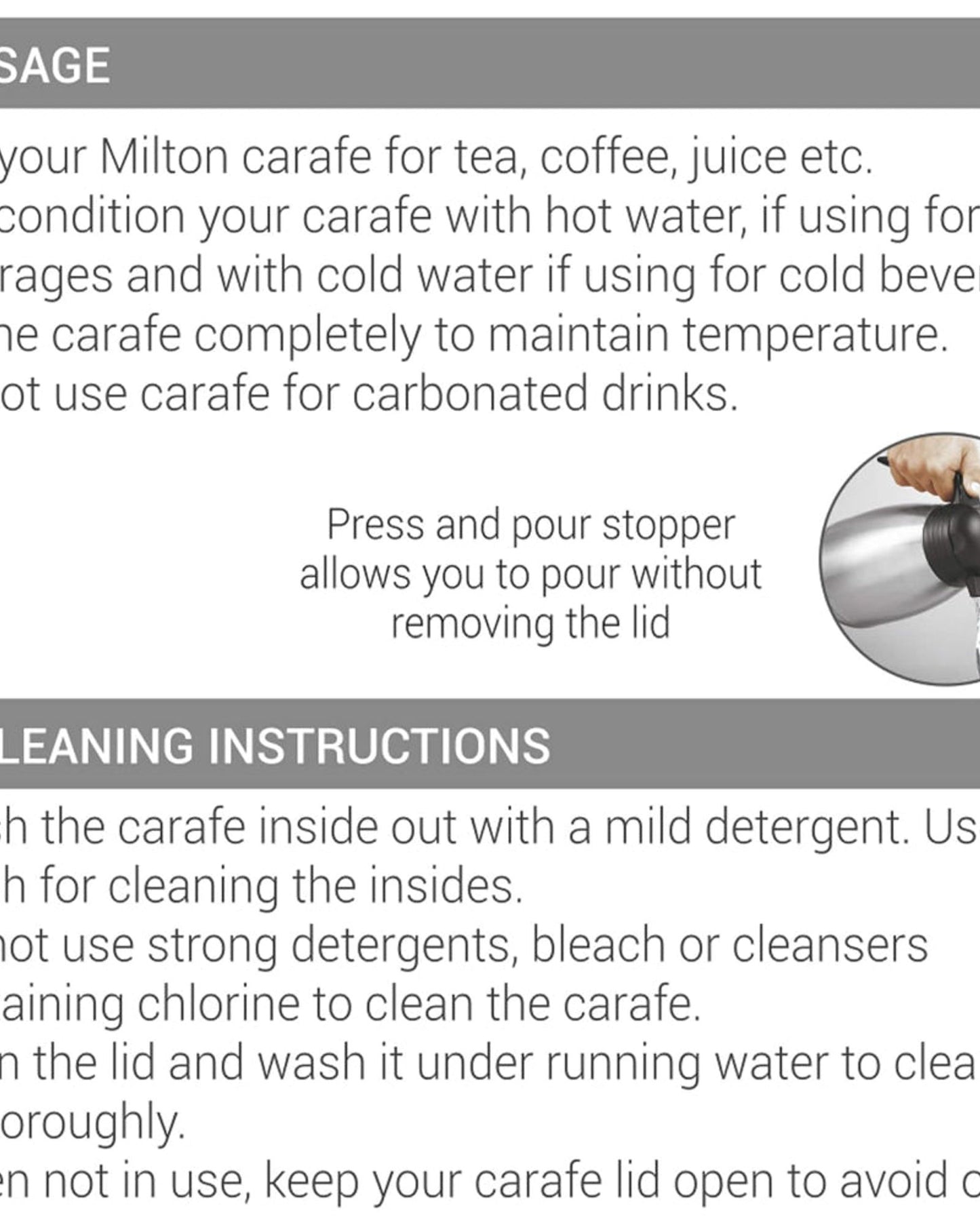 إبريق ميلتون ثيرموستيل، يحافظ على المشروبات ساخنة وباردة لمدة 24 ساعة، سعة 600 مل، فضي اللون | جدار مزدوج | مناسب للطعام | مناسب للشاي والقهوة، يحافظ على الحرارة والبرودة، مانع للتسرب، مقاوم للصدأ، سهل الحمل