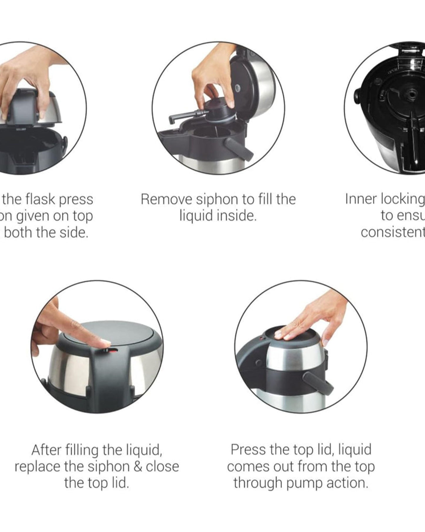 موزع مشروبات ميلتون ثيرموستيل المعزول بتفريغ الهواء 3000 (فولاذ، 3.09 لتر)