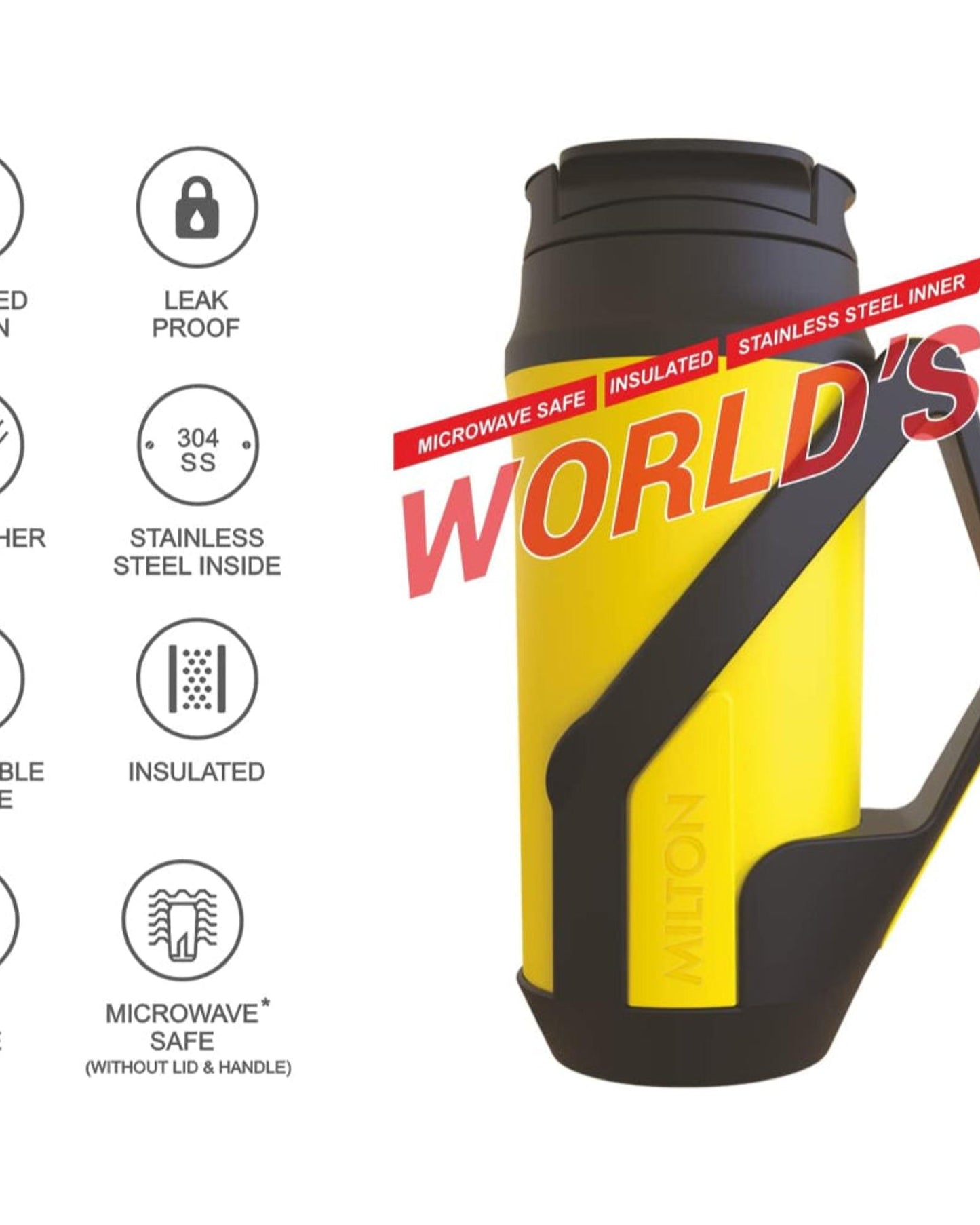 كوب ميلتون إيفر بمقبض - 330 مل