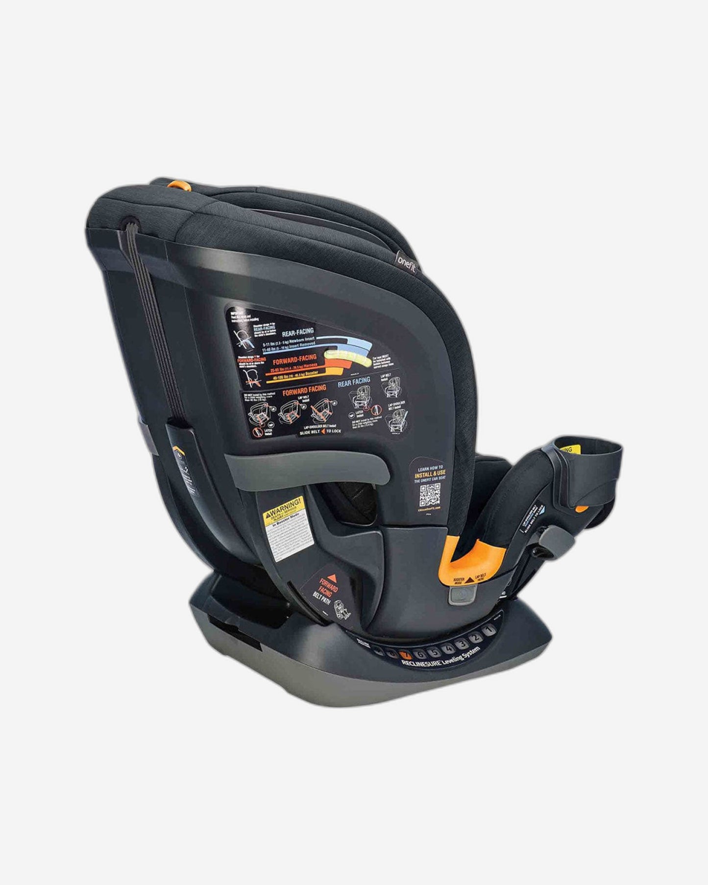 مقعد سيارة OneFit Cleartex B.CAR SEAT OBSIDIAN USA