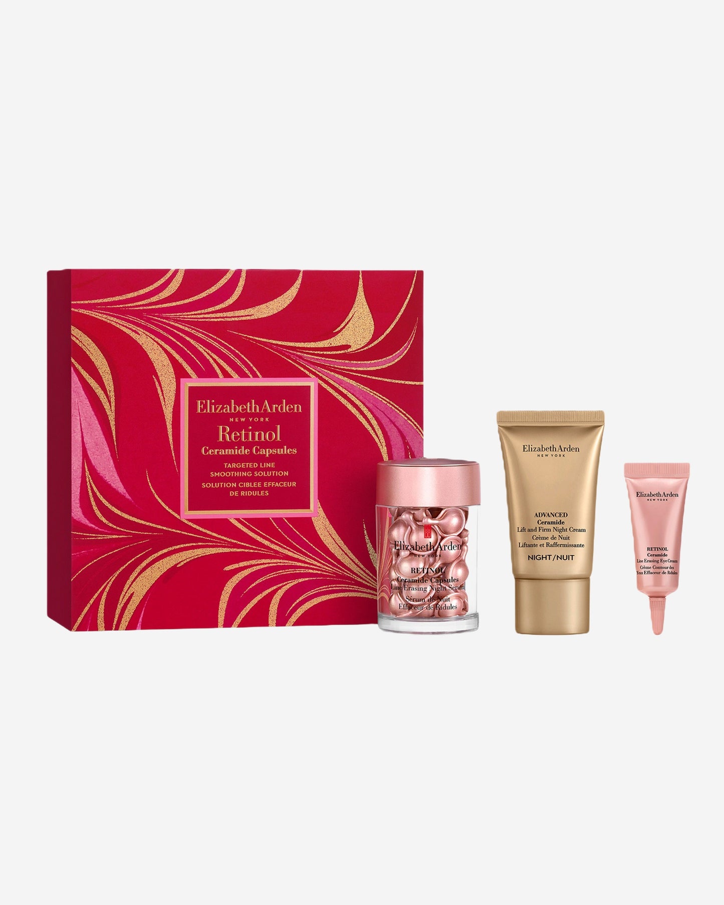 Retinol Ceramide Capsules Targeted Line Smoothing Solution 3-Piece Holiday Gift Set