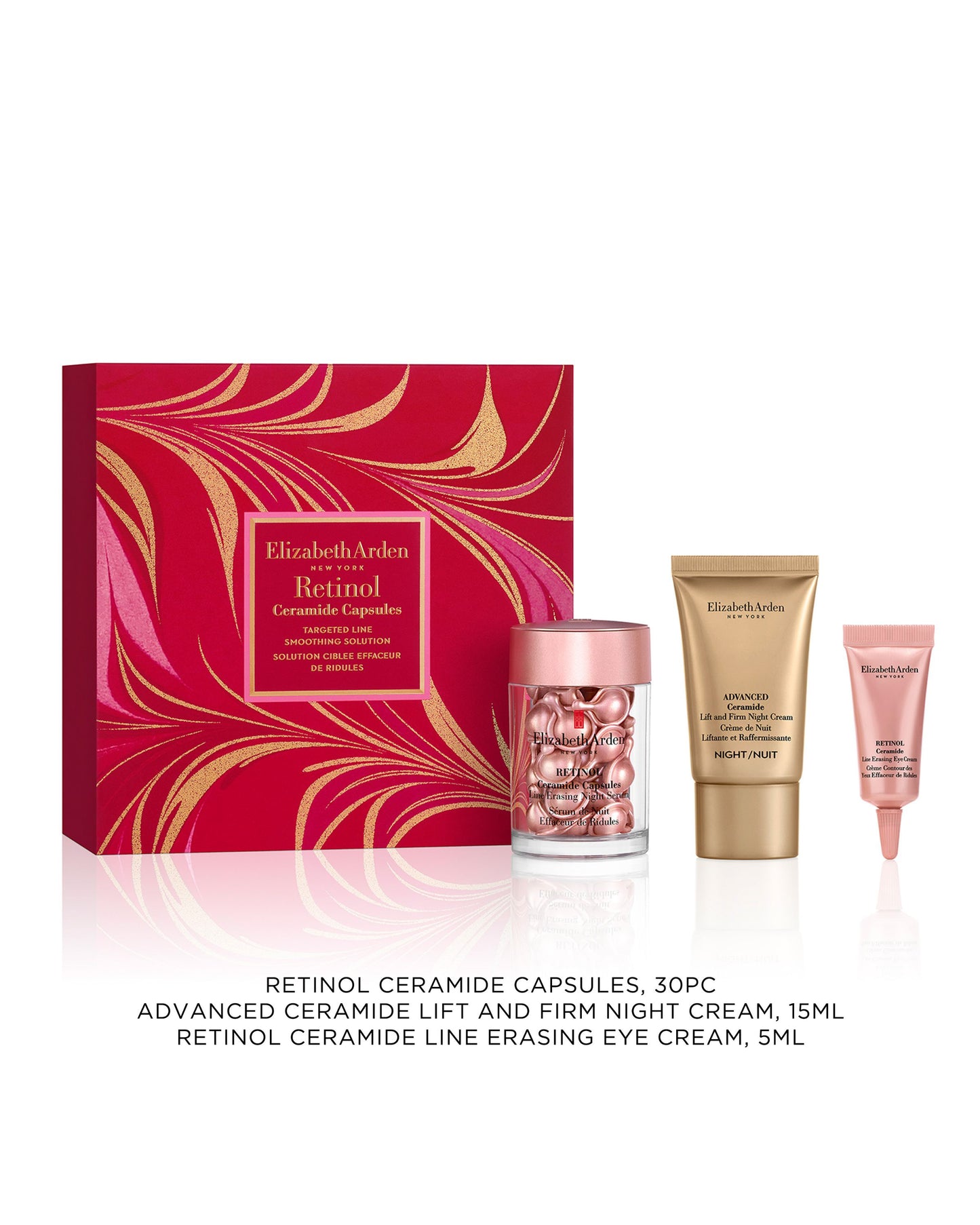 Elizabeth Arden Retinol Ceramide Capsules Line Smoothing 3-Piece Holiday Gift Set