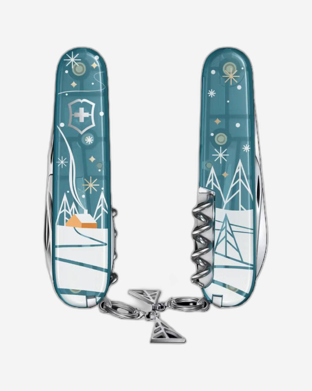 فيكتورينوكس سبارتان 91 مم وينتر ماجيك إصدار محدود 2024 مع 12 وظيفة - 1.3603.T21E1