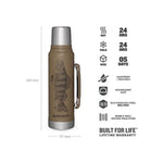 ستانلي CLA 1 لتر/1.1 كوارت Vac BTL Perch Tan EU