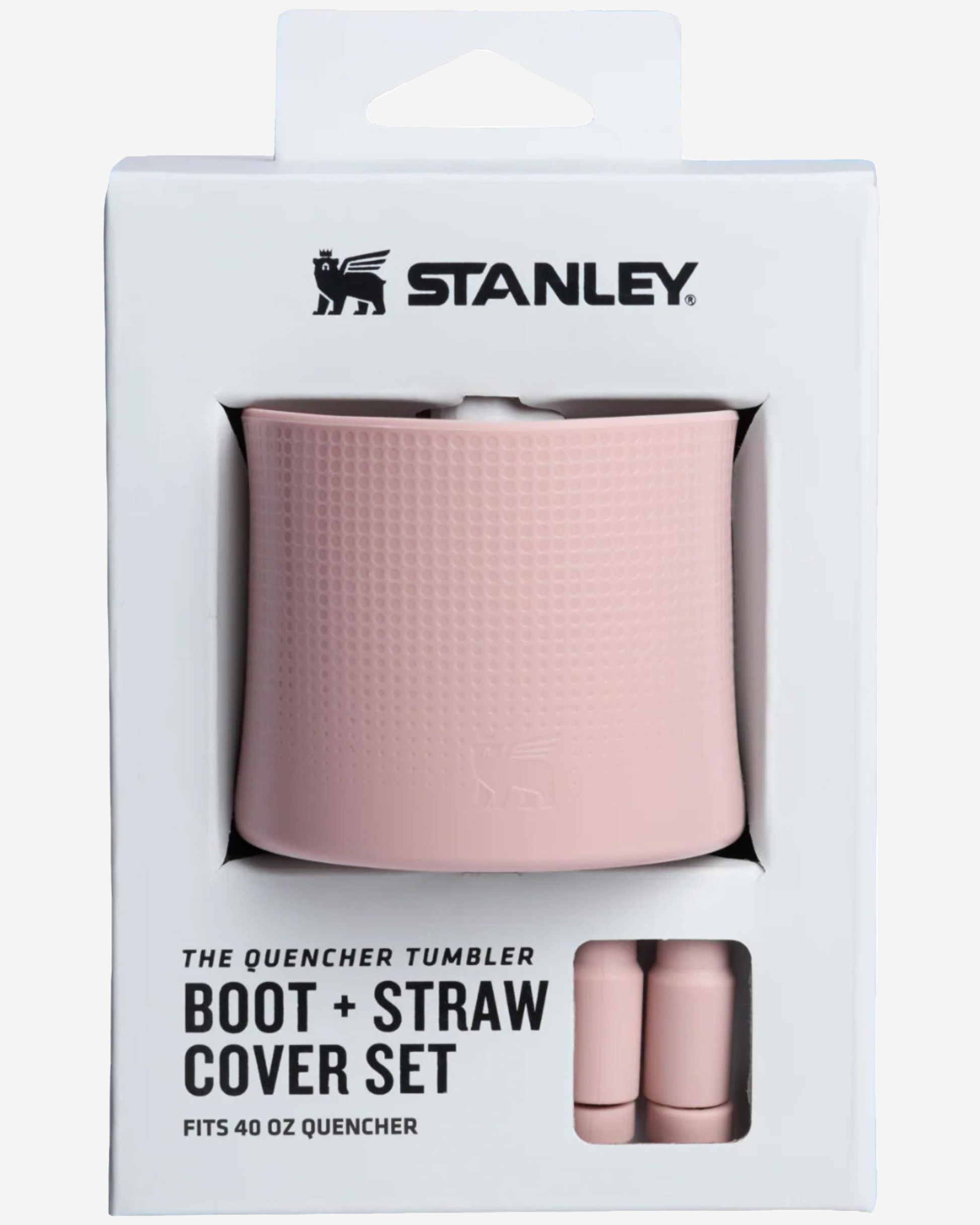 Stanley Quencher Boot + Straw Topper 40oz Pink Dusk