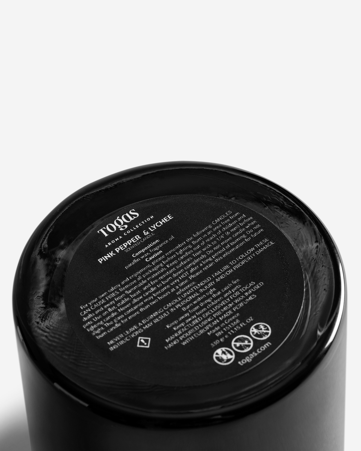 Togas Pink Pepper & Lychee Aromatic candle