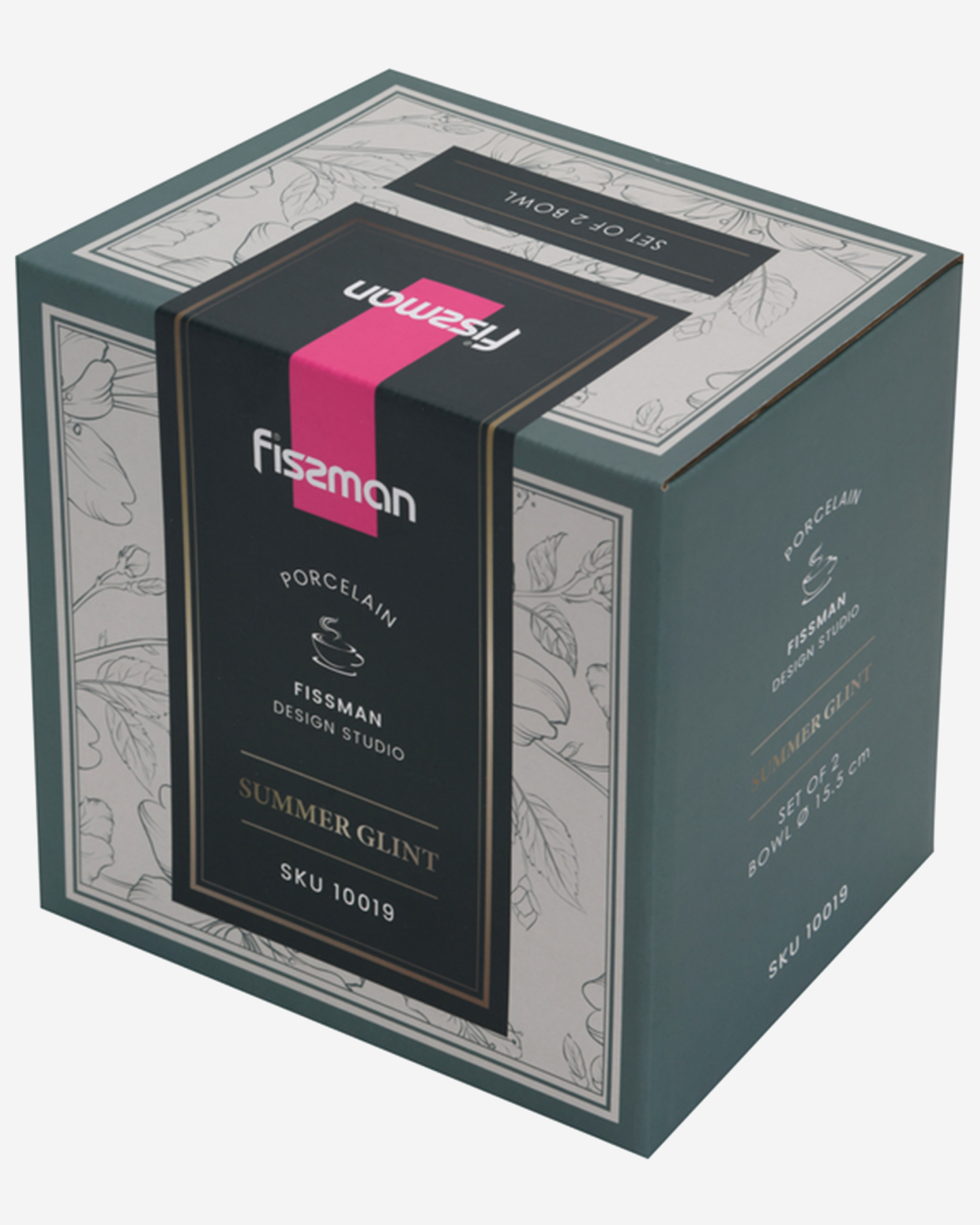 Fissman Fine Bone China Summer Glint Bowls 15.5cm