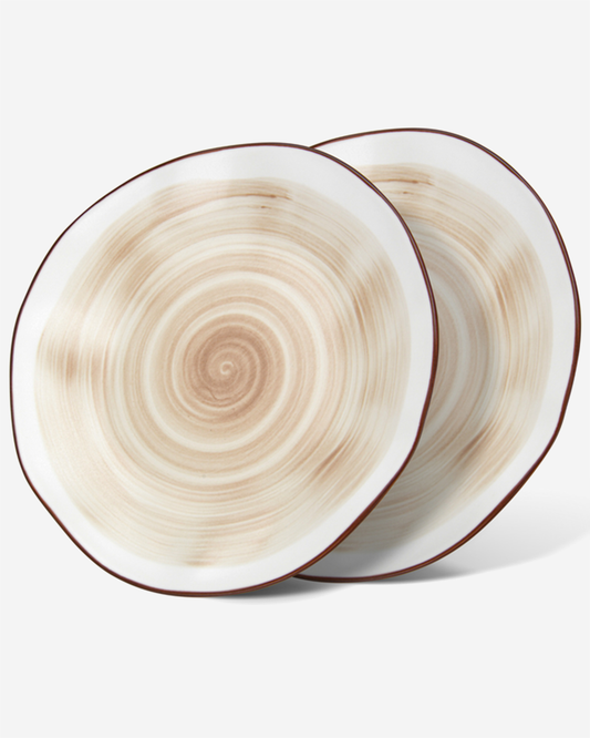 Fissman 2-Piece Plates Glide 21cm (Porcelain)