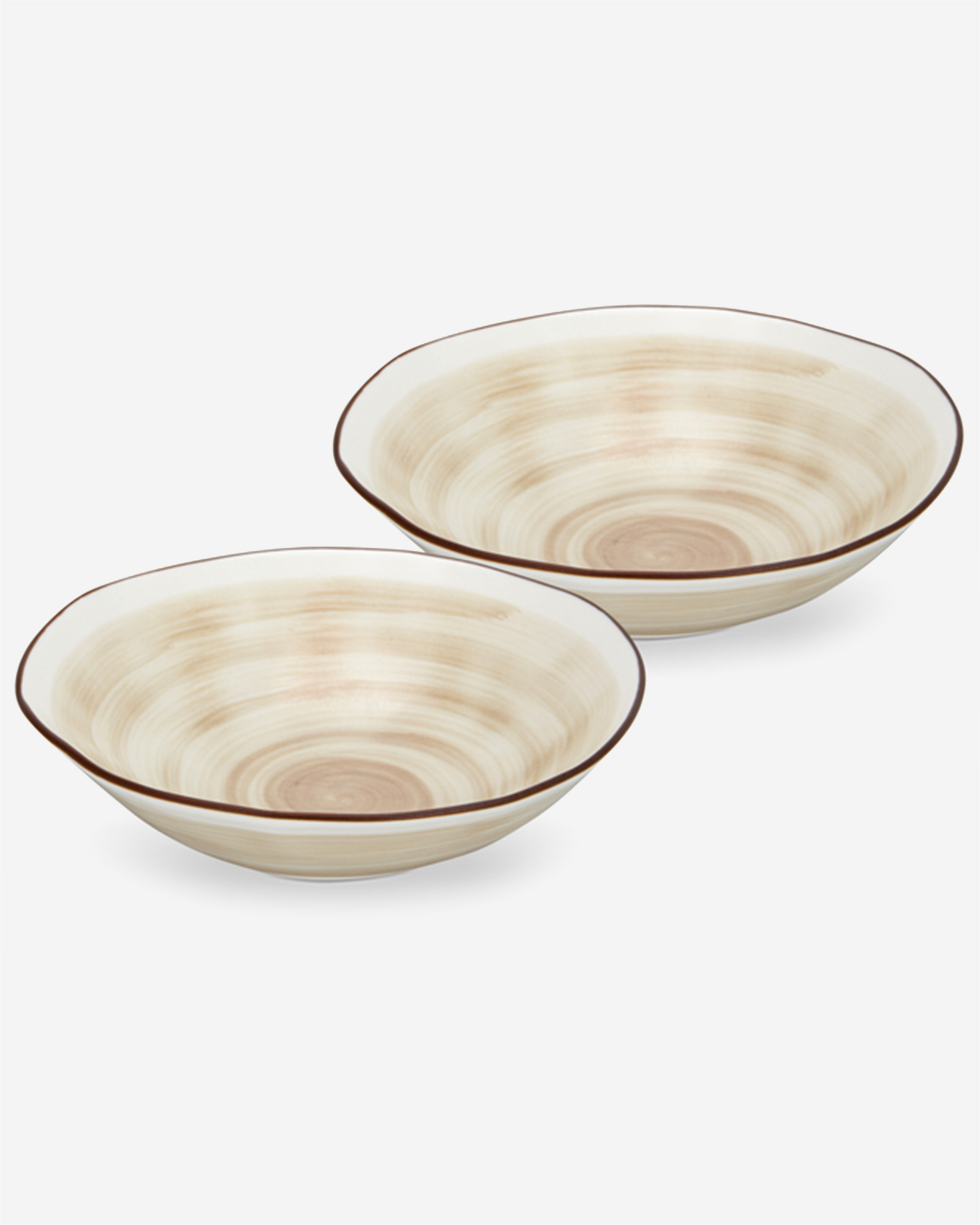 Fissman 2-Piece Deep Plates Glide 18cm (Porcelain)