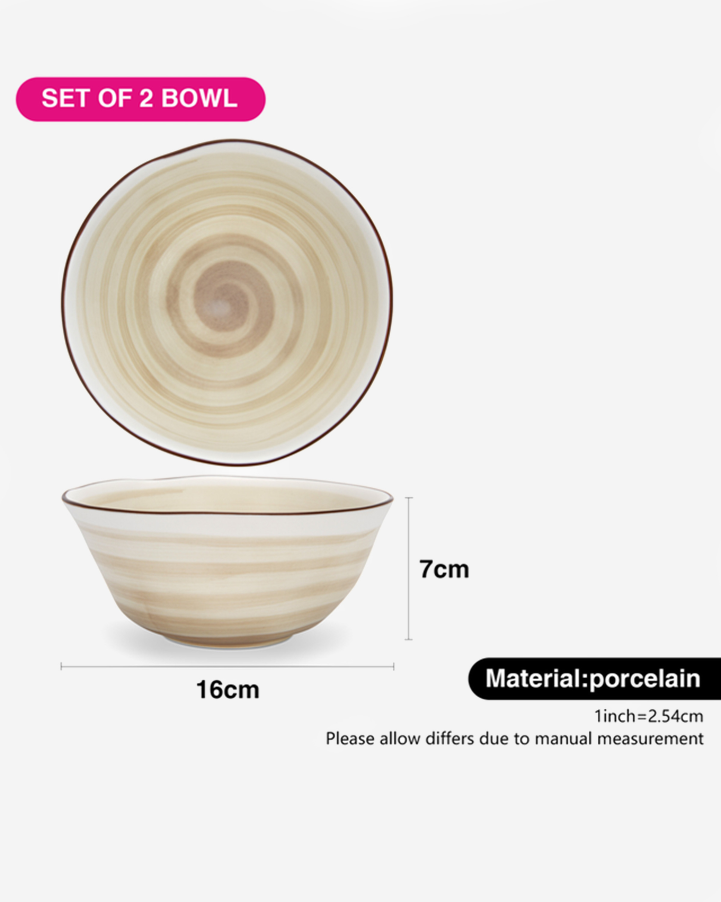 Fissman 2-Piece Bowls Glide 16cm