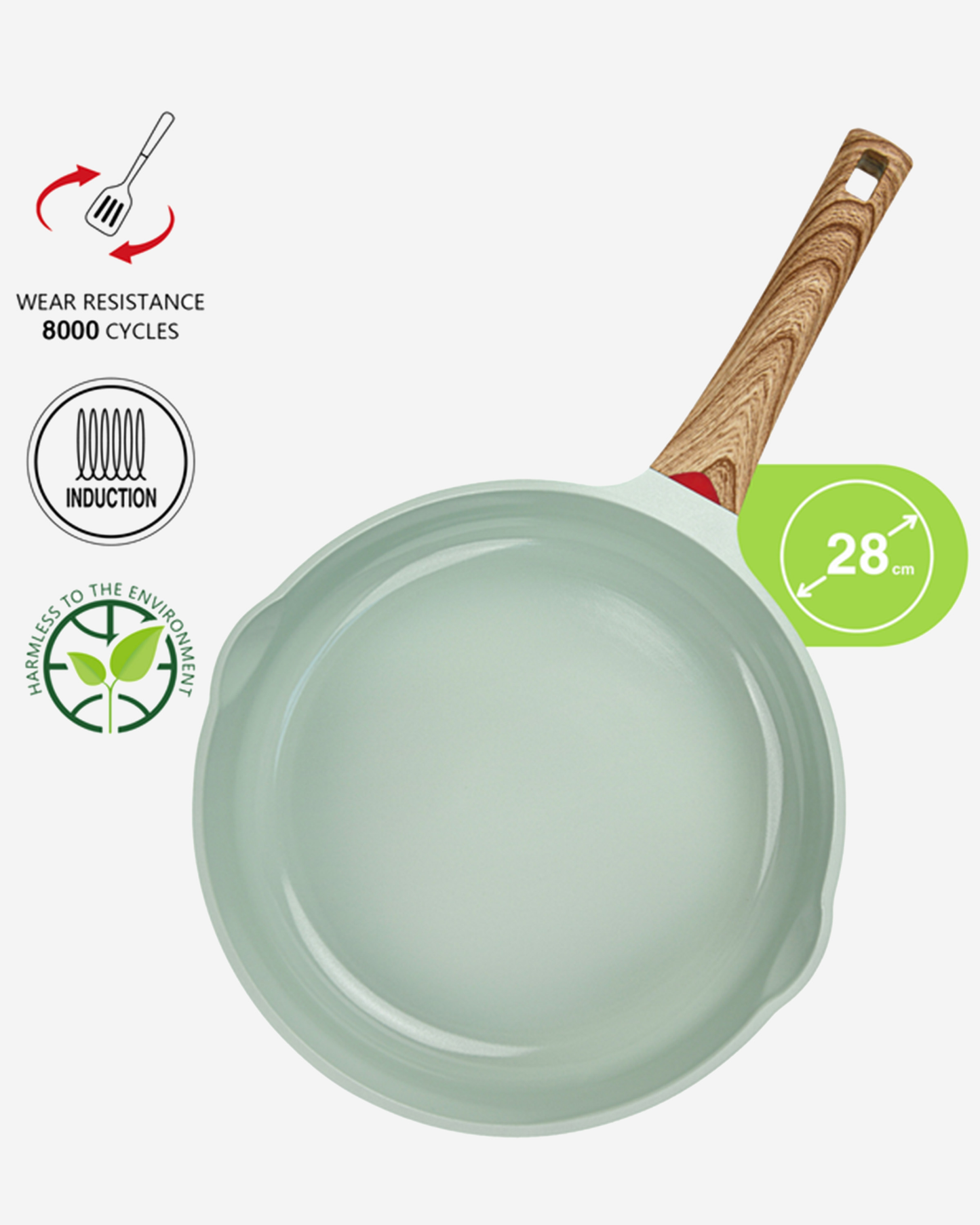 Fissman Non Stick Cast Aluminium Frying Pan Cameo 28×6cm