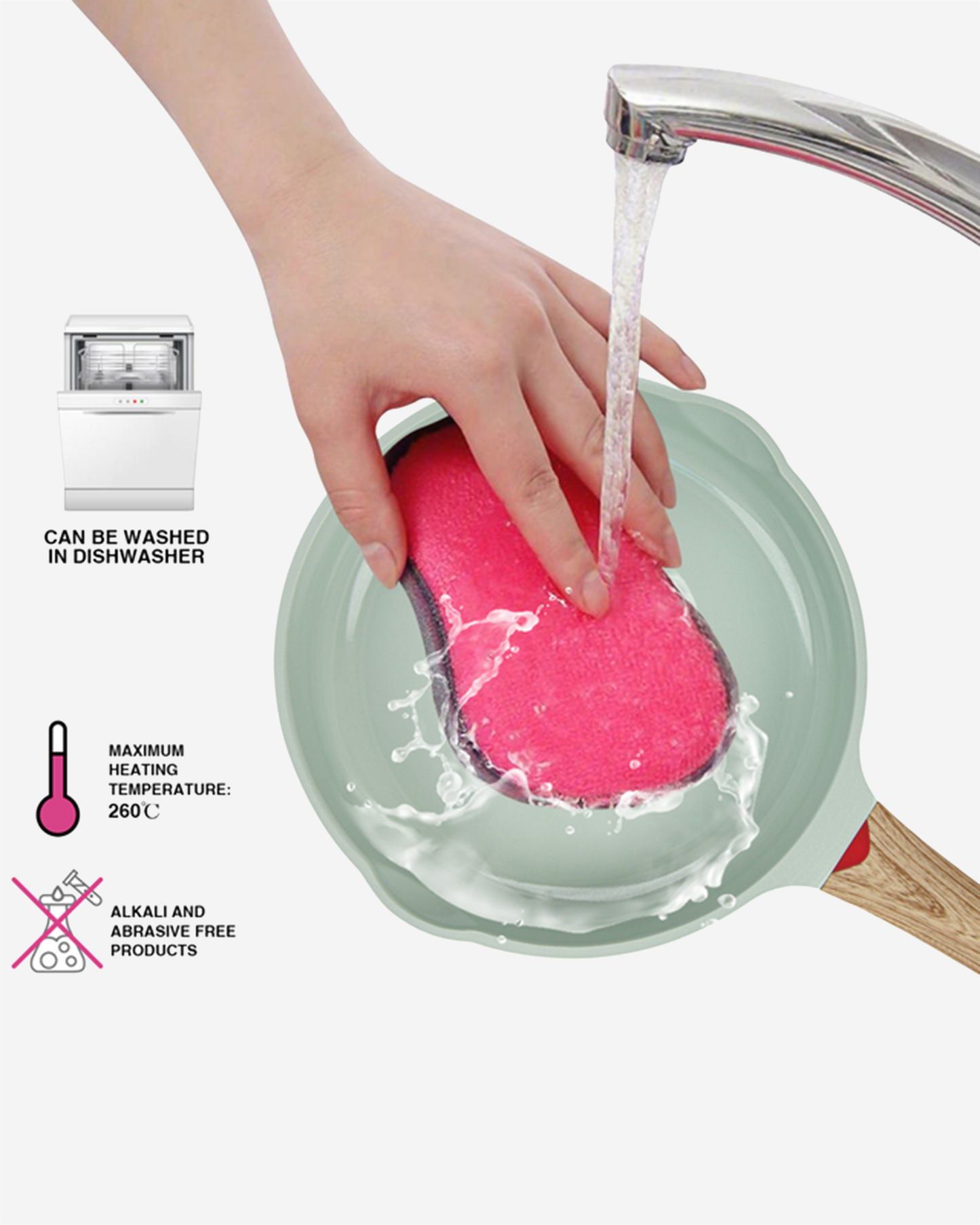 Fissman Non Stick Cast Aluminium Frying Pan Cameo 28×6cm