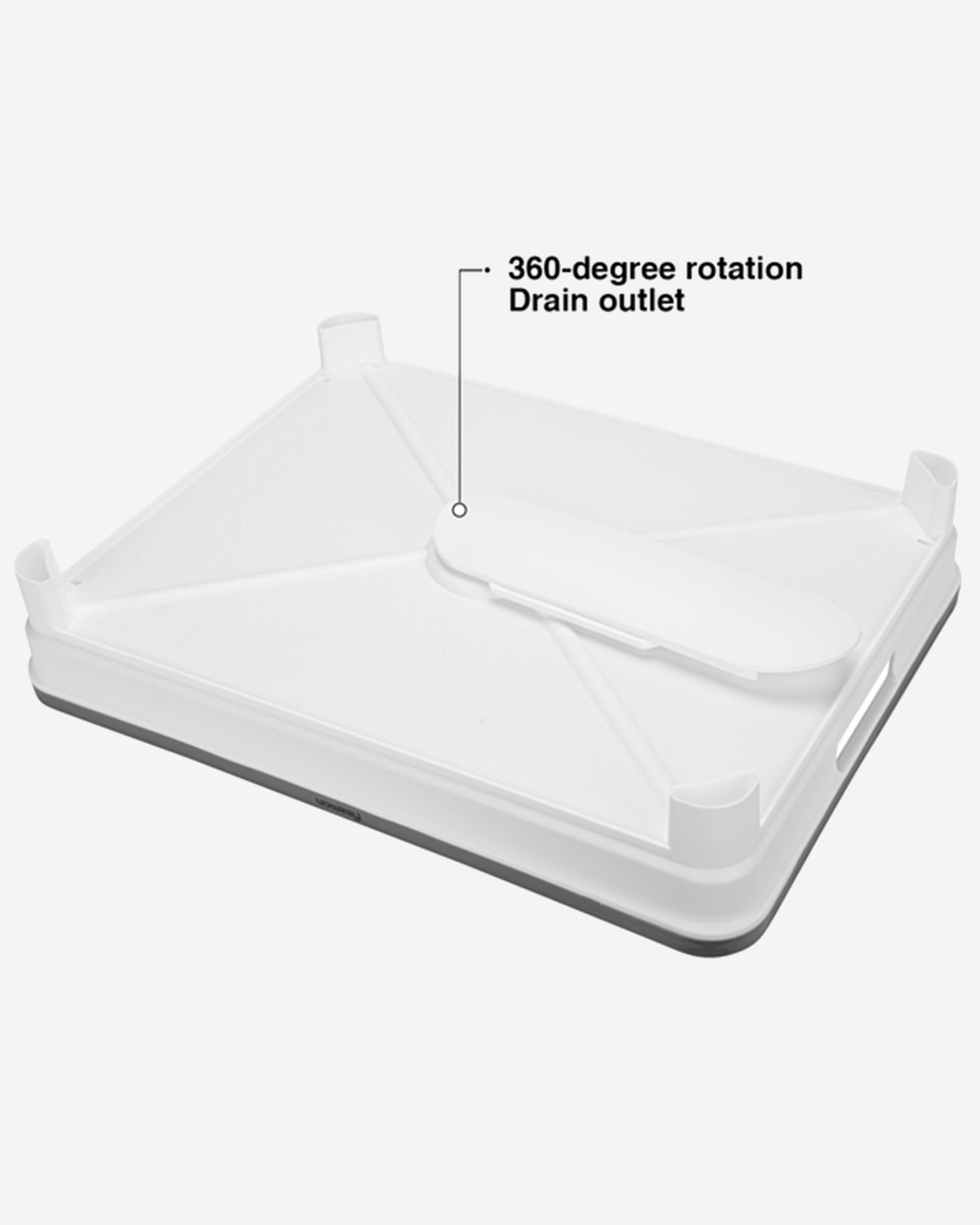Fissman Stainless Steel & Plastic 2 Tier Dish Drying Rack 48×32×38cm