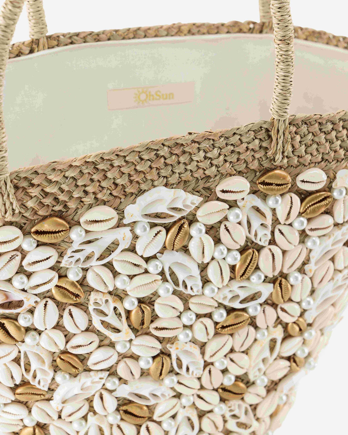 OHSun Alicia Mixed Shell Beach Tote