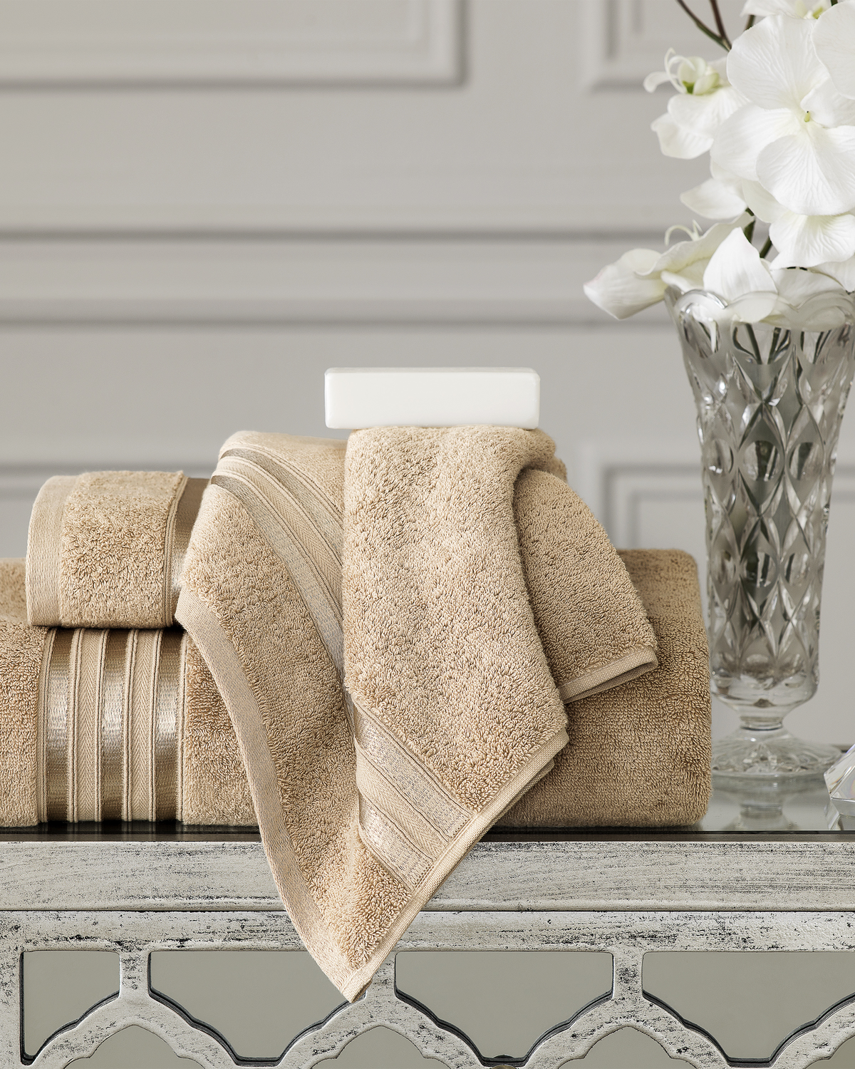 Togas Arcadia Bath Towel in Beige