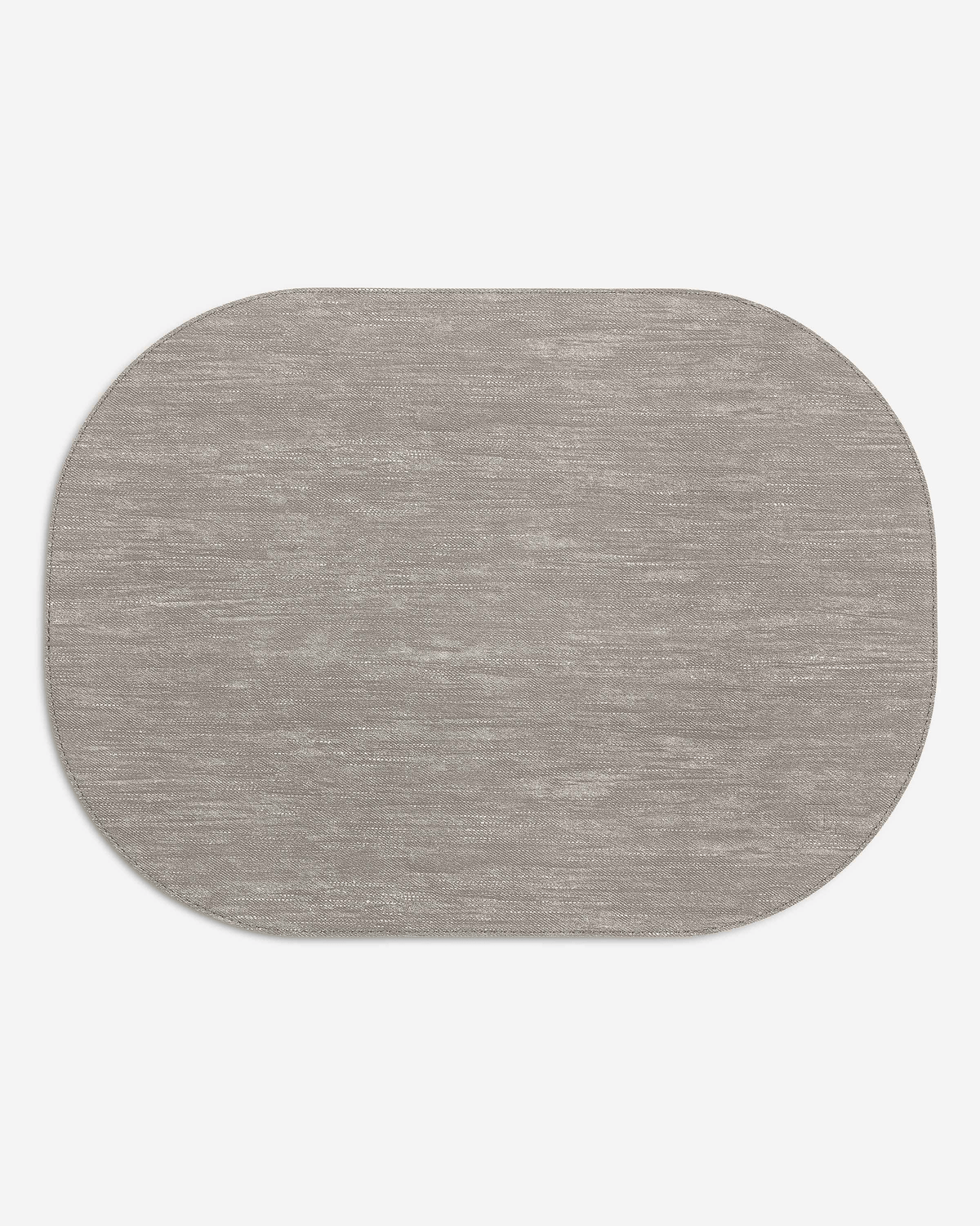 Togas Joseph Placemat Oval in Ecru Grey