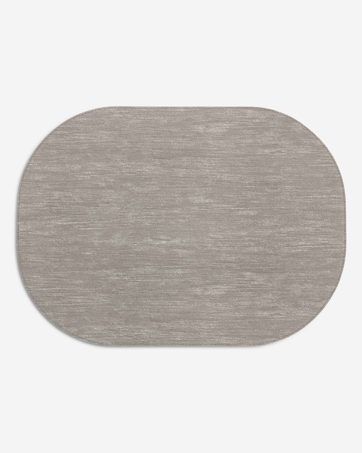 Togas Joseph Placemat Oval in Ecru Grey