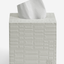 Togas George Tissue box square in White