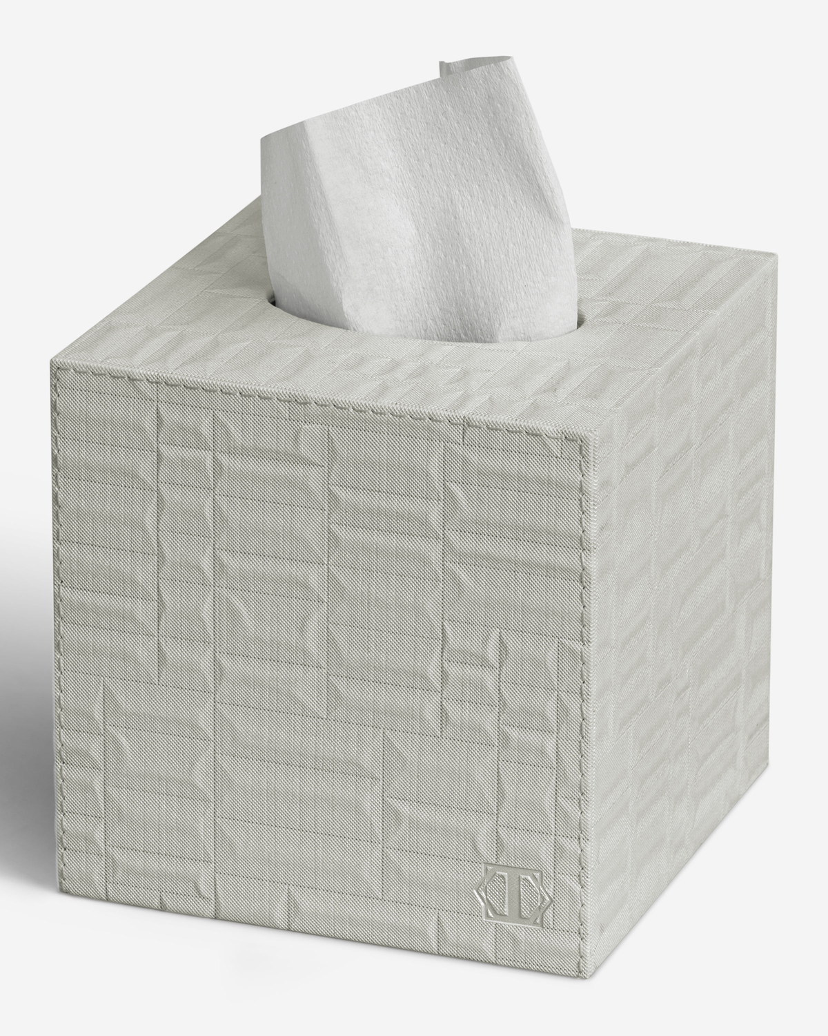 Togas George Tissue box square in White