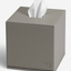 Togas Kint Tissue box square in Grey