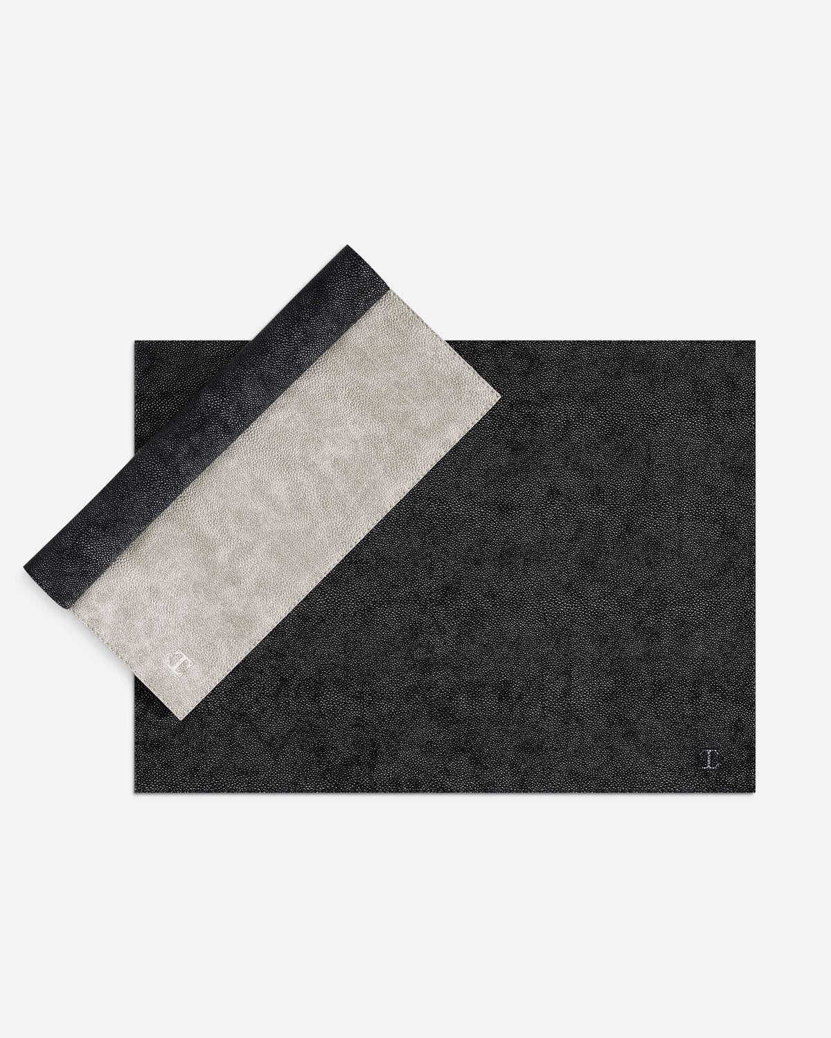 Togas Antal Placemat Rectangular in Ecru Grey