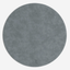 Togas Rhine Placemat Round in Grey