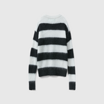 Alpaca Wool Blend Striped Sweater