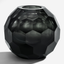 Togas Cusion Vase in Grey
