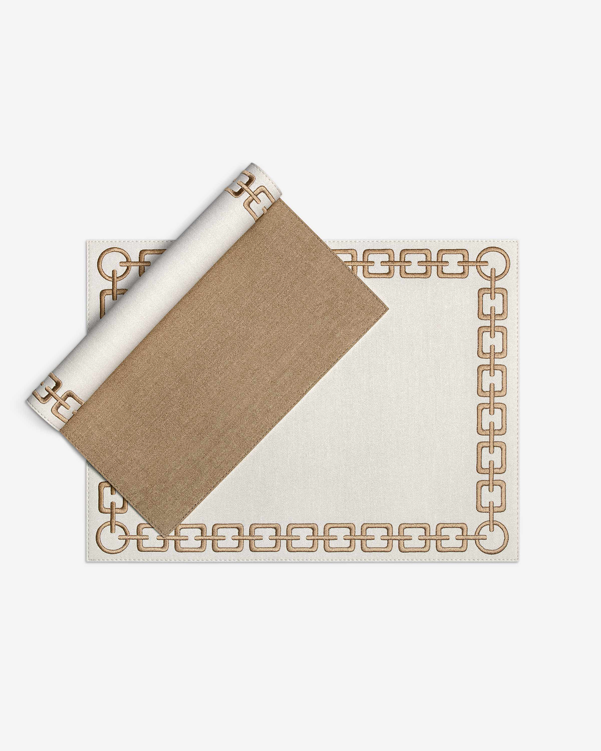 Togas Ferrin Placemat Rectangular in Ecru