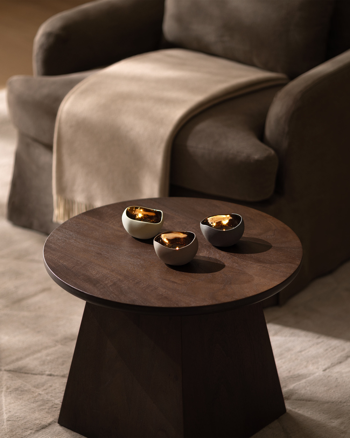 Togas Masse Set of candlesticks in Gold