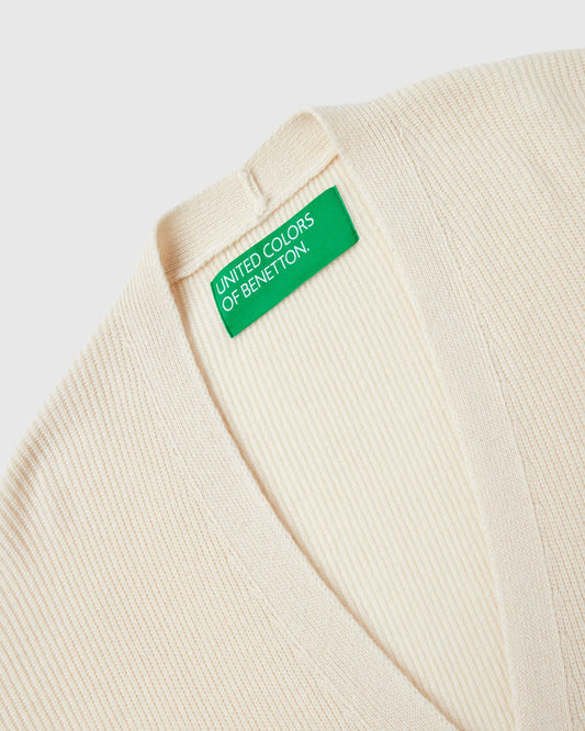 كارديجان كبير الحجم من مزيج الصوف