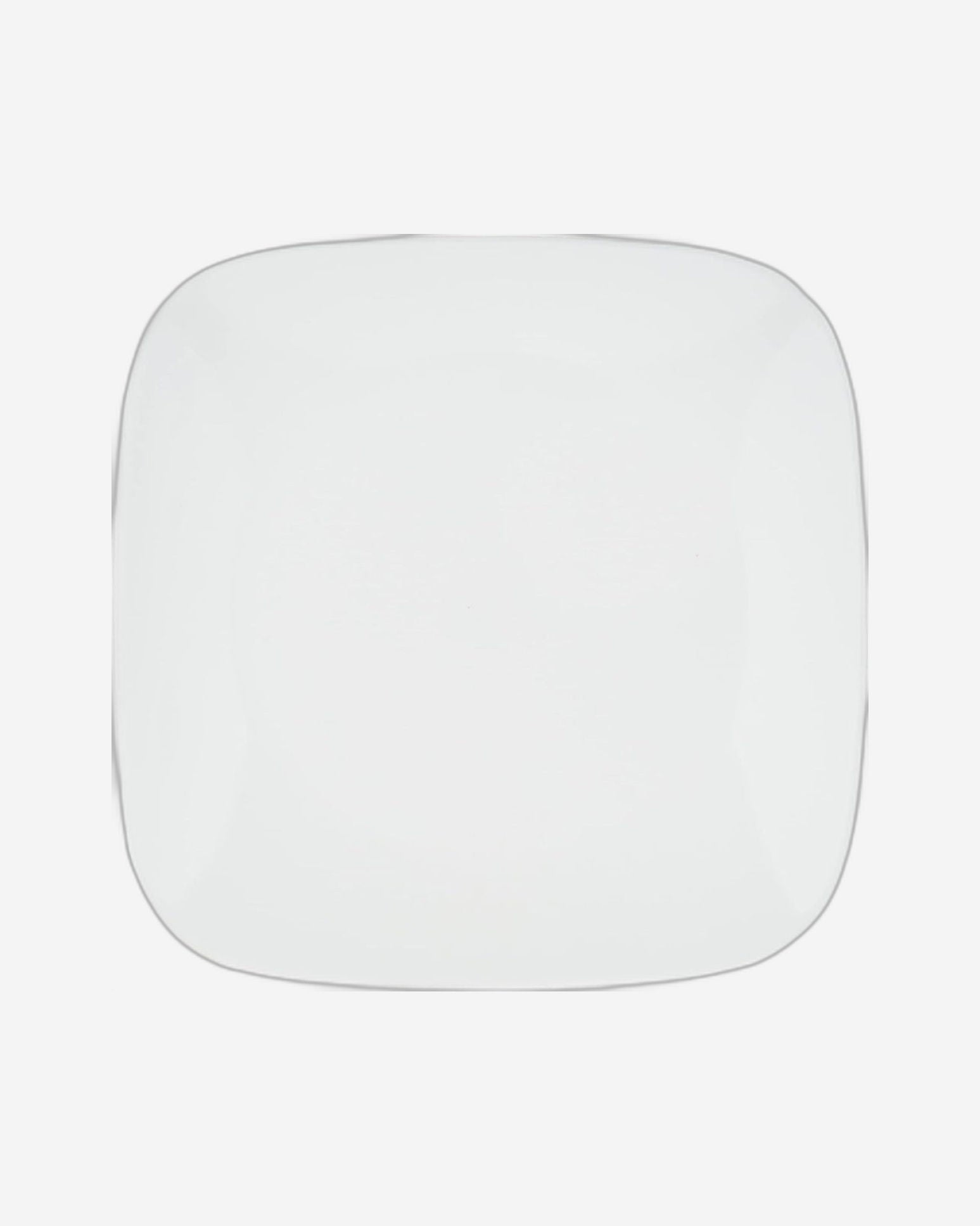 طقم عشاء كوريل 18 قطعة مربع أبيض نقي