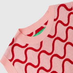 سترة قابلة للعكس بنقشة متموجة