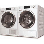 غسالة ميلي فائقة الهدوء + مجفف ملابس موفر للطاقة يعمل بمضخة حرارية