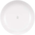 طقم عشاء كوريل 18 قطعة مع تعريشة قرمزية