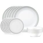 Corelle 18 PCS DINNER SET MYSTIC GREY