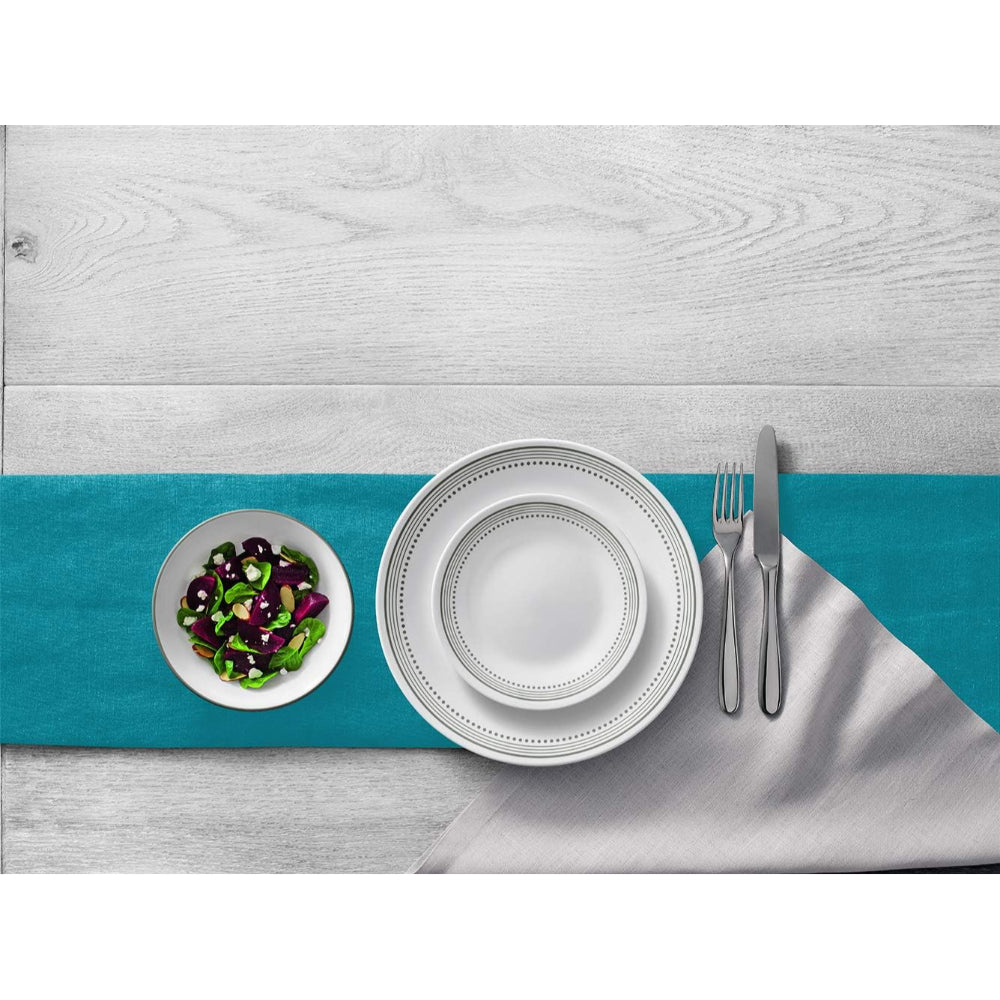 طقم عشاء كوريل 18 قطعة، رمادي ميستيك