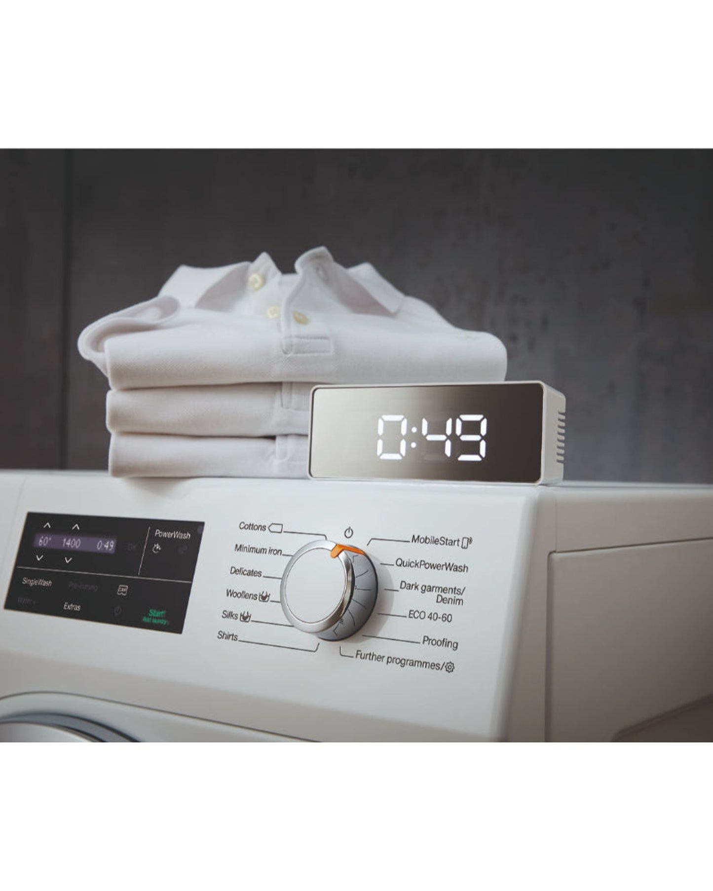 غسالة ملابس تحميل أمامي من ميلي WWI 860 WPS TwinDos WiFi سعة 9 كجم