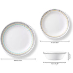 طقم عشاء كوريل بالوما، 12 قطعة