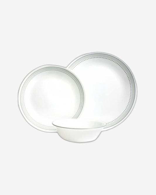 طقم عشاء كوريل 12 قطعة، رمادي ميستيك