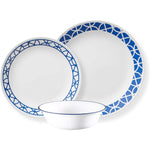 Corelle 12 PCS DINNER SET COBALT CIRCLE