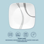 طقم عشاء كوريل 16 قطعة مربع أوربان آرك