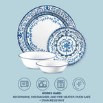 طقم عشاء كوريل بورتوفينو، 16 قطعة